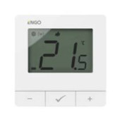 Умный терморегулятор ZigBee/868 МГц, 2хАА, белый