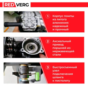 Мойка высокого давления REDVERG RD-HPW1500-5