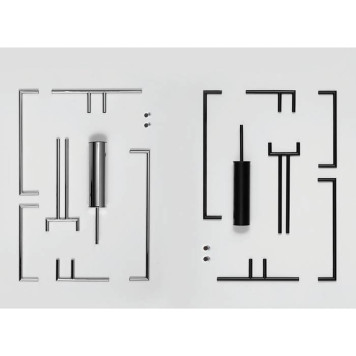 Bertocci Trecento Бумагодержатель без крышки, DX, цвет: черный матовый-2