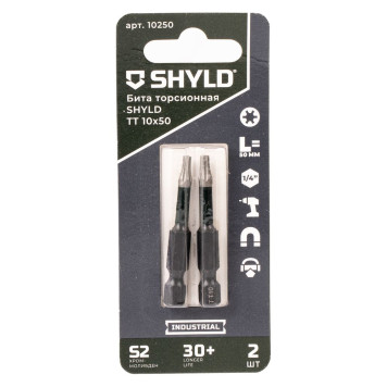 Бита SHYLD торсионная Torx Tamper 10х50 (2шт.)(10250)