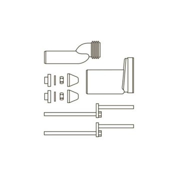 TECE Монтажный комплект для изменения высоты установки унитаза