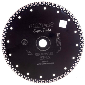 Диск алмазный Hilberg Super Turbo 230*22,23*10 HS106