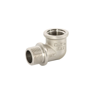 Угол НВ 1/2 с упором, никелированный