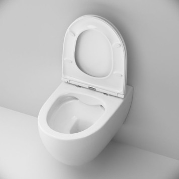 C111700SC Унитаз подвесной FlashClean безободковый с сиденьем микролифт-4