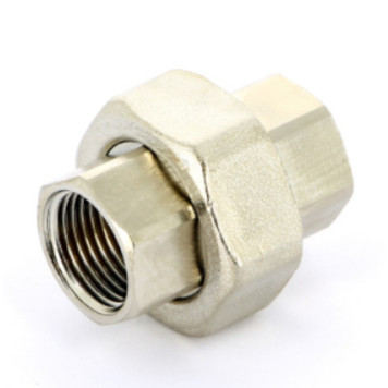 Разъёмное соединение ВВ 1/2 с плоской прокладкой, никелированное