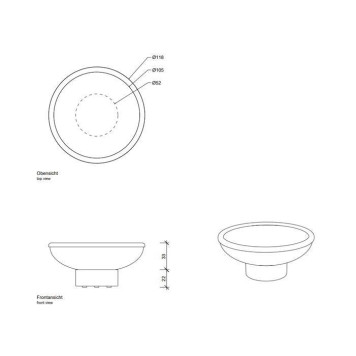 Decor Walther Crack STS Мыльница настольная, французское стекло Craquele, цвет: золото. 0932920-1