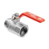Кран шаровой латунный Smart Install ВР/НР 1/2 рычаг красный. 57121S