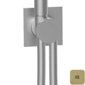 Almar Modular Вывод из стены в комплекте со шлангом (закладная заказывается отдельно), цвет: латунь брашированная ПВД. E192001.HB