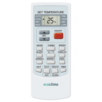 Настенный кондиционер Ecoclima ECW/I-AX12/FB-4R1 + EC/I-AX12/F-4R1, белый-4
