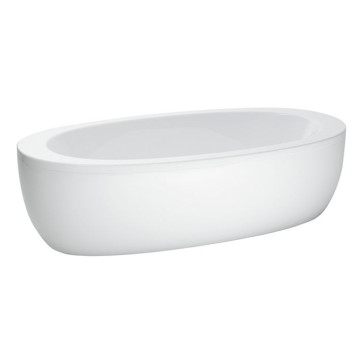 Laufen Alessi One Ванна 203x102x46см, отдельностоящая, без гидромасс, без слив-перелива, с каркасом и панелью, материал: акрил, цвет: белый. 2.4197.0.000.000.1-1