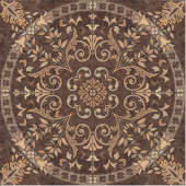 Pompei Панно напольное коричневое (PY6G114) 88x88