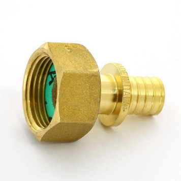 Муфта аксиальная-В Uni-Fitt 16 x 3/4 с накидной гайкой плоской прокладкой-1