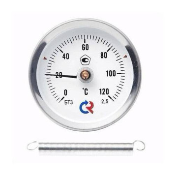 Термометр биметалл БТ-30.010 120С Дк63 накладной Росма 00000002384