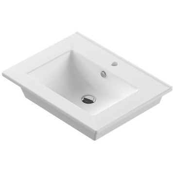 QUADRO 60 Умывальник (WB.FN/Quadro/60-C/WHT.G/S1) WB.FN/Quadro/60-C/WHT.G/S1