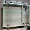 Roca The Gap Original Зеркальный шкаф 70x12.9x85см, с LED-светильником, блоком с розеткой, цвет: белый. Z.RU93.0.288.6