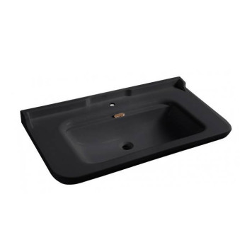 Kerasan Waldorf Раковина 120х55 см, 1 отв., керамическая, цвет: черный/золото. 811391oro, 4144K4 nero/cr *1