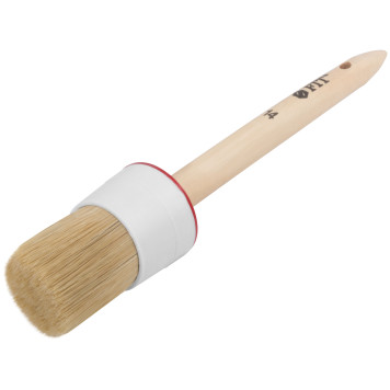 Кисть круглая, натуральная светлая щетина №14 (50 мм)-1