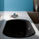 BetteLux Oval Ванна встраиваемая овальная с шумоизоляцией 180x80x45 см, цвет: черный матовый 035. B23-1500, 3466-035
