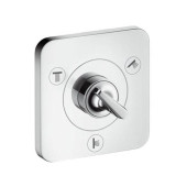 Axor Citterio E Запорный/переключающий вентиль Trio/Quattro 12 x 12, скрытый монтаж, цвет: хром. 36772000