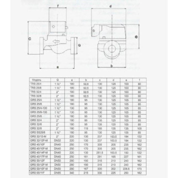 Насос циркуляционный Pumpman GRS25/12-M с гайками-2