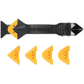 Шпатель-скребок многофункциональный, 5 сменных насадок