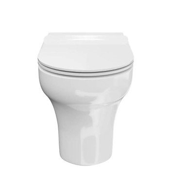 Kerama Marazzi Buongiorno Унитаз моноблок 36x66см, безободковый, цвет: белый глянцевый-2