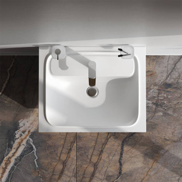 M8FFUX0602WM База под раковину, 2 ящика, 60 см, белый матовый-3