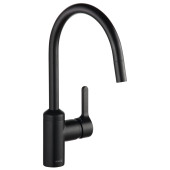 Kludi 42 851 3978 Bozz Смеситель для кухни 220 мм, выдвижной ∩ излив, черный мат 428513978