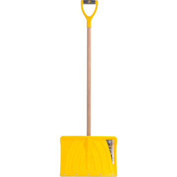 Лопата снеговая Норд Эксперт с деревянным черенком-1