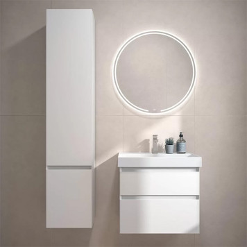 Kerama Marazzi Cubo Раковина 60х48.5х18см., подвесная, мебельная, 1 отв., с переливом, цвет: белый глянцевый. CU.wb.60-3