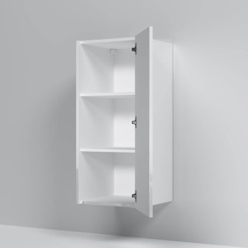 M8FCH04029WG Шкаф с полками 40 см, высота 90 см, белый глянец, универсальный-2