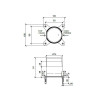 Almar Mixers Встраиваемая часть напольного смесителя для раковины. E134012