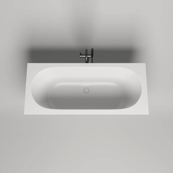 Salini Ornella Axis 180 Встраиваемая ванна 180х80х60см, прямоугольная, материал: S-Sense, цвет: белый матовый. 103411M, 23101H-4