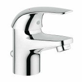 Grohe 23 262 000 Euroeco Смеситель для раковины 61 мм, со сливным гарнитуром 23262000Gr