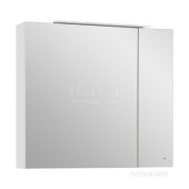 Roca A857647501 OLETA зеркальный шкаф 800 мм,800х137х700 мм, c LED-светильником,белый матовый A857647501