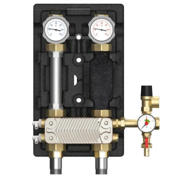 Насосная группа Meibes UK1 с теплообменником 36 пластин, без насоса