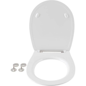 Allen Brau Fantasy Крышка-сиденье для унитаза Smartfix, Soft-Close, цвет: белый 4.11005.20-4
