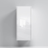 M8FCH04029WG Шкаф с полками 40 см, высота 90 см, белый глянец, универсальный