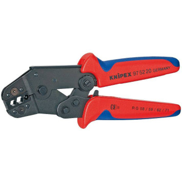 Клещи зажимные для опрессовки KNIPEX 975220, черненые, 195 мм