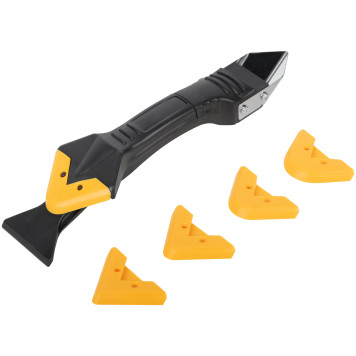 Шпатель-скребок многофункциональный, 5 сменных насадок-1