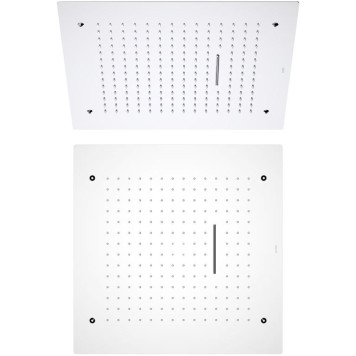 AQ2082CR верхний душ 500500 мм, 2 jet (внешняя и скрытая часть) AQ2082CR