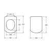 Roca Debba Square сиденье с крышкой для унитаза, микролифт, цвет: белый. Z.RU93.0.282.6