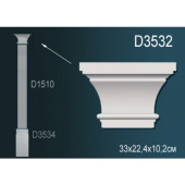 Капитель пилястры D3532