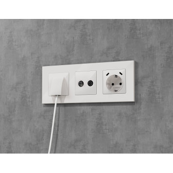 Розетка для вывод кабеля без рамки Ambrella Volt MA MA115810-2