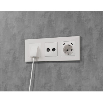 Розетка для вывод кабеля без рамки Ambrella Volt MA MA135810-2