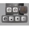 Рамка на 4 поста Ambrella Volt Ecta OF140654