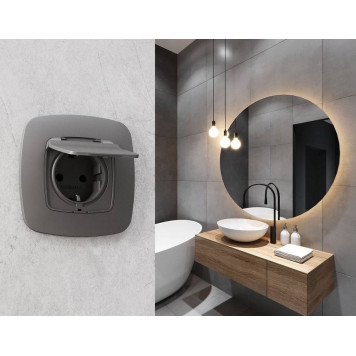 Рамка на 4 поста Ambrella Volt Ecta OF140654-2