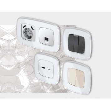 Рамка на 3 поста Ambrella Volt Coint OF640133-2