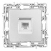 Розетка Ethernet RJ-45 без рамки Arte Milano am-217 217.45-1.silver