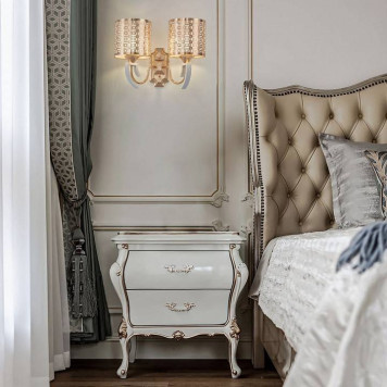 Бра Arte Milano Florentia-8857 308857/2W Wh/Gd-4